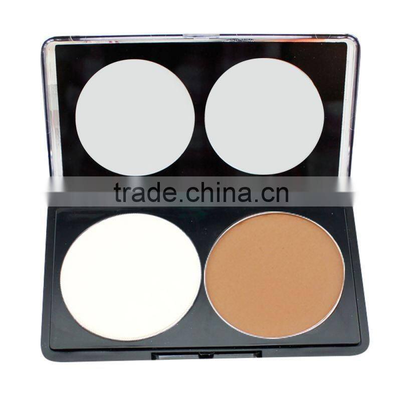 2Color Highlight Concealer Makeup Powder Palette