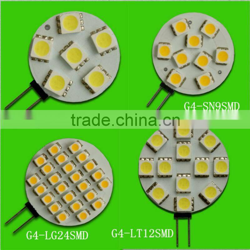 10-30V DC G4 24V 1.8W 5050 120lm Led Light