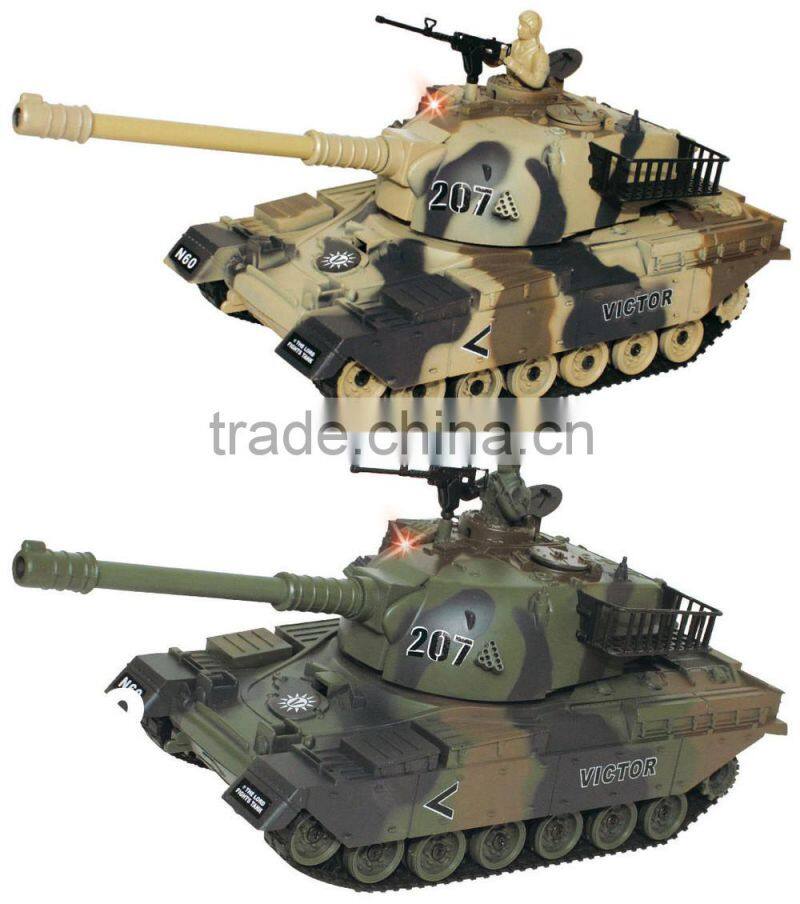 New Model!hot sale Emulational rc tank shooting battle tank