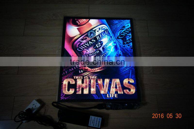 Hot sale excellent quality EL poster / EL Flash poster / EL advertisment poster