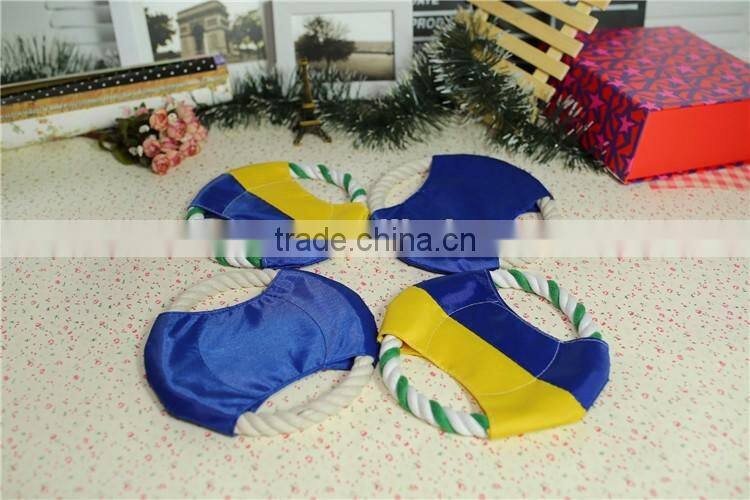 plush pet toy dog frisbee