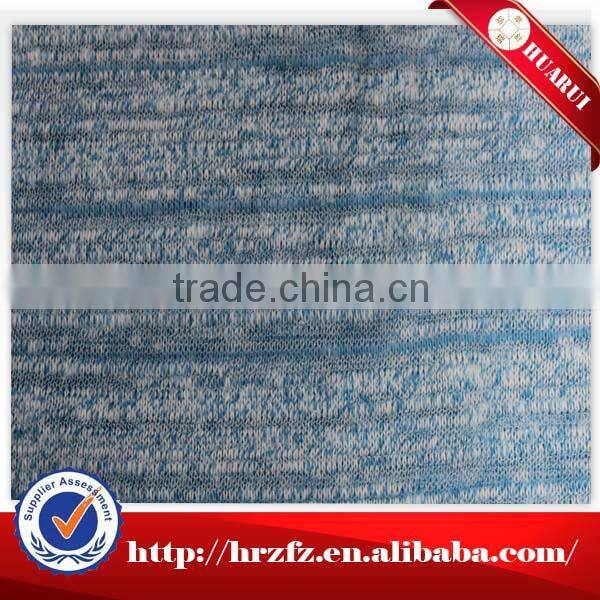 45%cotton,38%polyester,17%rayon soft and pretty slub single jersey fabric