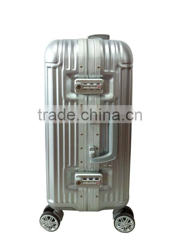 2015 new design aluminium luggage suitcase, trolley case,20,24,28 carry-on luggage