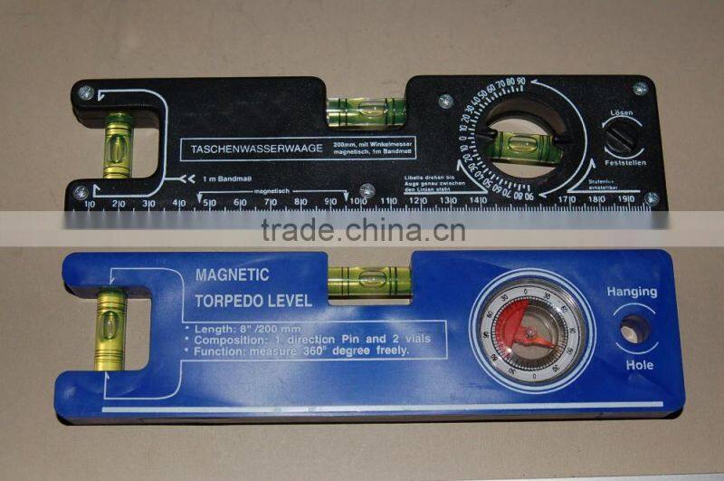magnetic pocket level clip spirit level