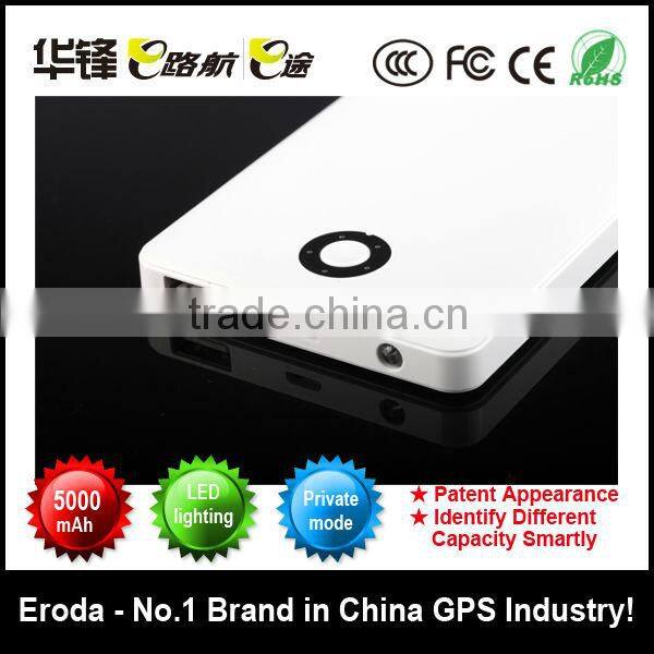 Factory~Portable Emergency Charger F75 5000mAh, 10400mAh LED Light