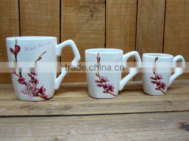 new decal ceramic oval divided dinner plate