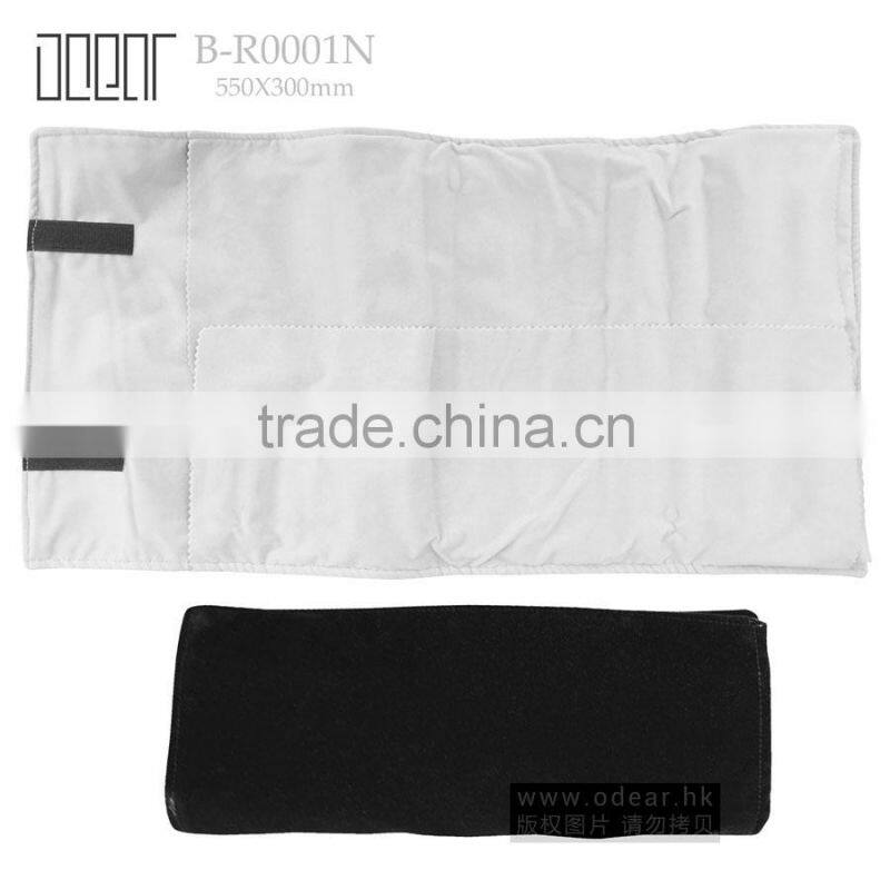 Black PU leather professional necklace folding