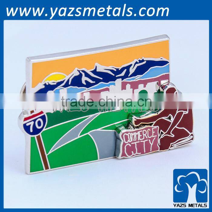 pewter nickle plating pin badge wholesare