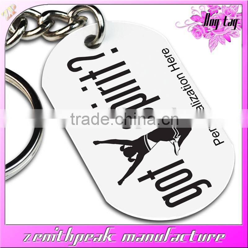 Wholesale Clothing Tag Metal Military Dog Tag, Dog Tag Custom