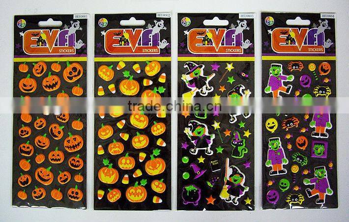 Puffy EVA Stickers for Halloween