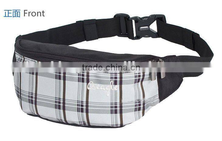 plaid Waist bag