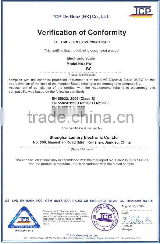 counter weighing scale