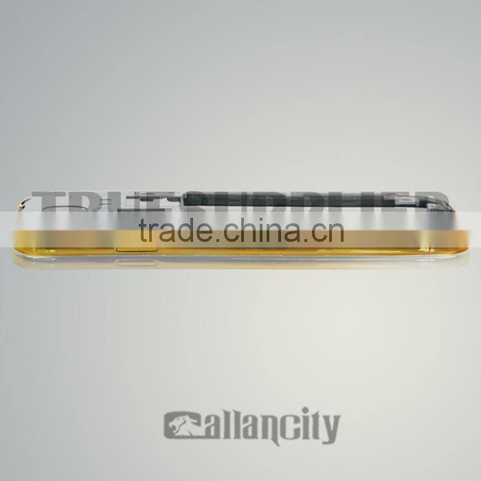 New design for Samsung gold middle plate for samsung galaxy s4 gold bezel front housing