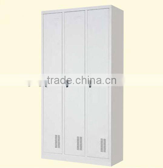 Cheap 3 Doors Steel Metal Locker Large Capacity Locker
