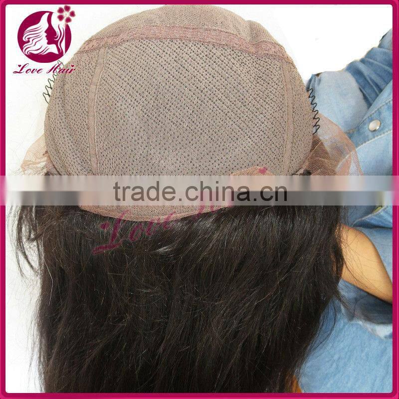 Customed Wholesale cheap Unprocessed virgin hair full lace wig brazilian wig