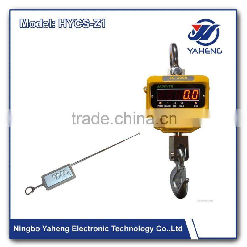 High Precision bench Scale sales HYCS 2 body scale 2000kg digital Weighing ocs crane Scale With Plate Ningbo China