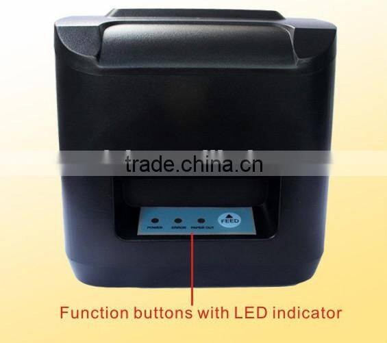 Mini Thermal Printer of 80mm support Cash Drawer Drive and Auto-cutter