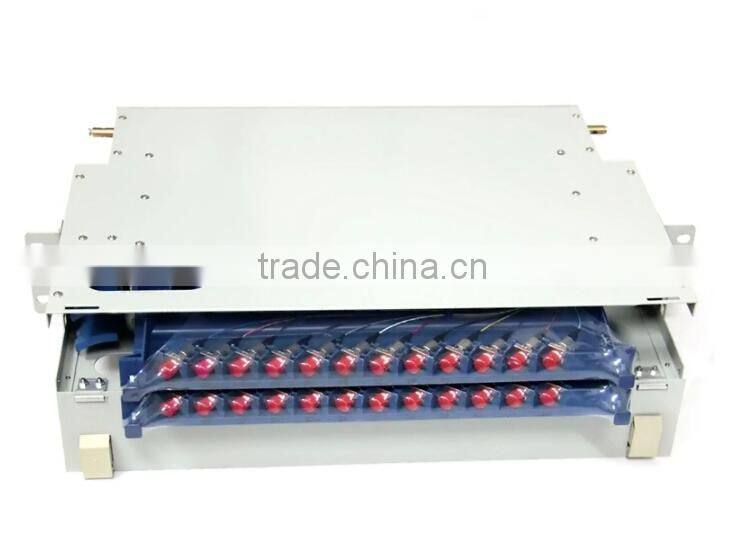 Fiber Optical ODF, Rack mount 19 inch ODF Fiber Optic Patch Panel
