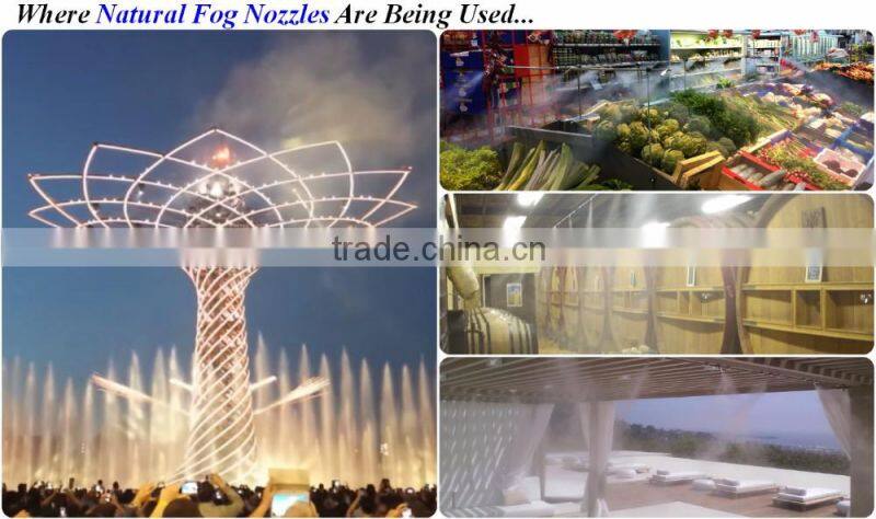 Anti-Drip Equipped Cleanroom Humidifying 303 Stainless Steel Fog Nozzle