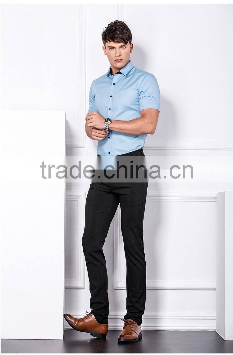 Daijun oem new design black man fit formal blouse and pants