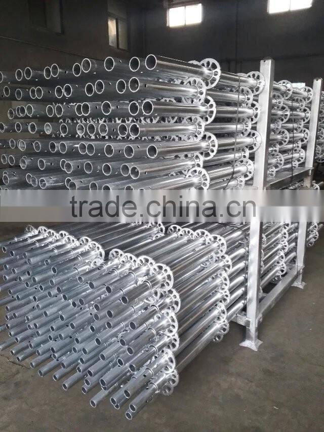 Steel scaffolding system parts