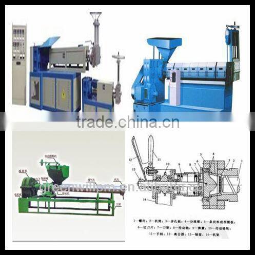hdpe granules making machine