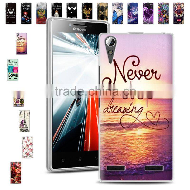 Stock Avaliable ! Art Printed Soft TPU Gel Case For Lenovo A6000 Back Cover Silicone Case For Lenovo A6000 Soft Skin Cover