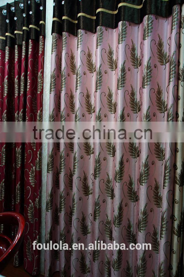 100 percent polyester yarn dyed curtain fabric blackout fabric blackout curtain fabric