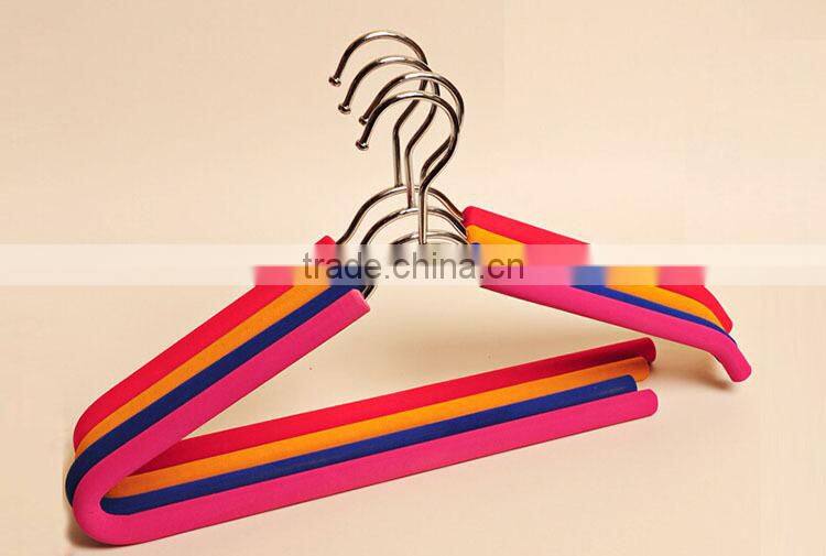 Amphibious Colorful Sponge Padded Clothes Hanger for Clothes