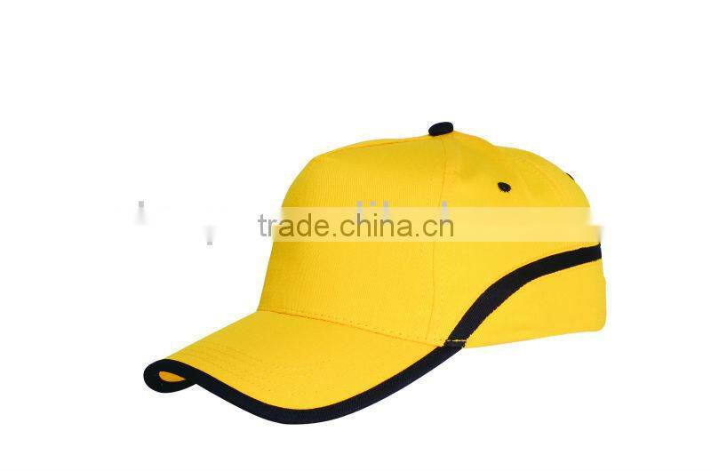 100% cotton twill 2 color combinations 5 panel baseball cap for promotion