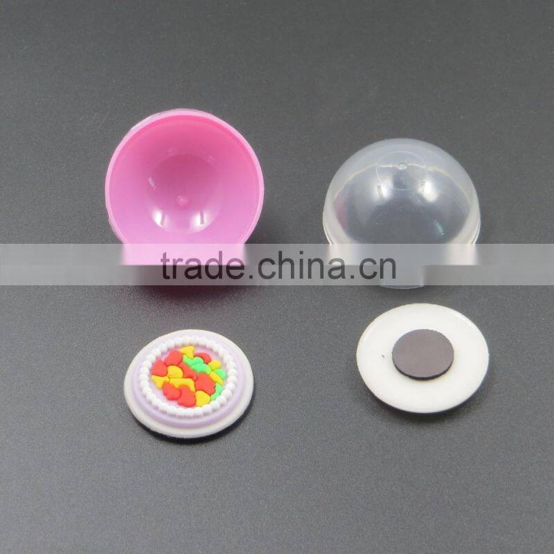 Promotional Gift Cute Shaped Cartoon PVC Fridge Magnet In Capsule
