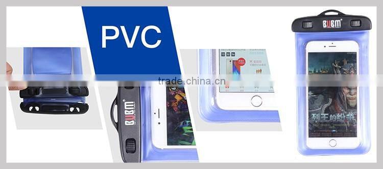 BUBM fashion wholesale PVC waterproof dry bag, for iPhone 6S waterproof phone bag with high quality