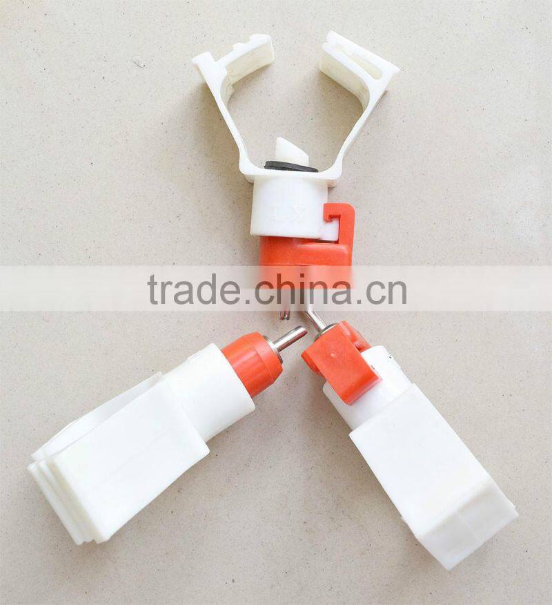 Automatic Poultry Plastic Chicken Stainless Steel Nipple Drinker