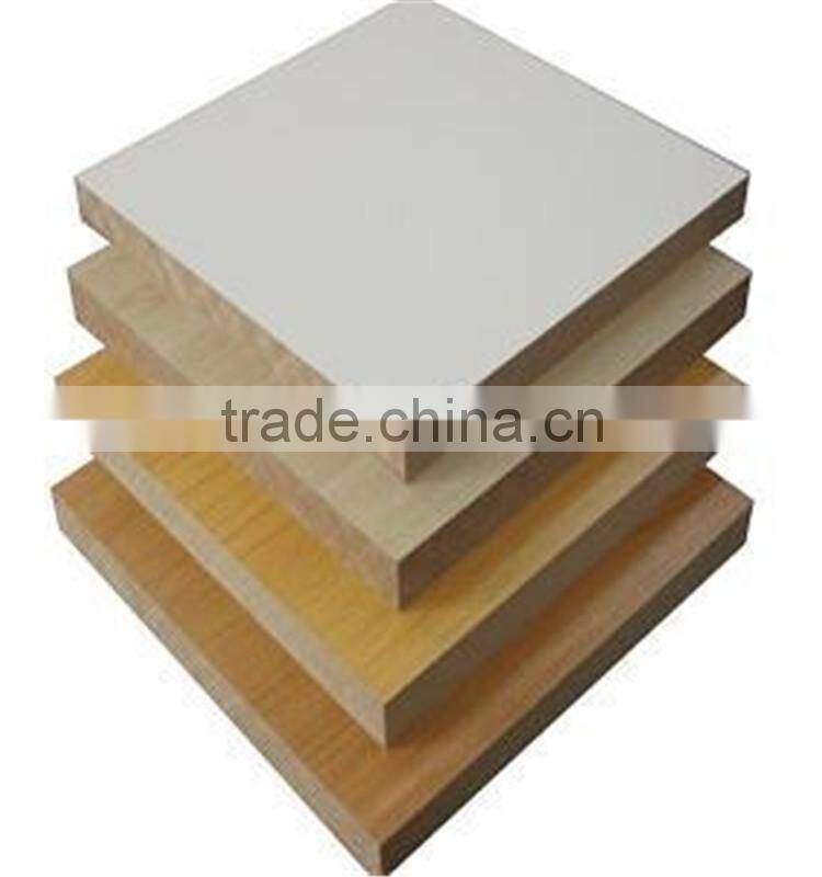 White melamine veneer mdf board for cabinet doors