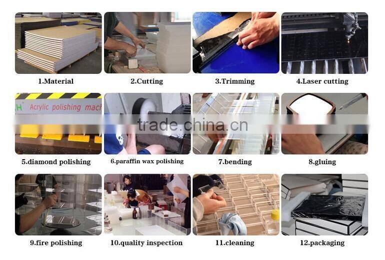 A4 clear acrylic brochure display stand holder