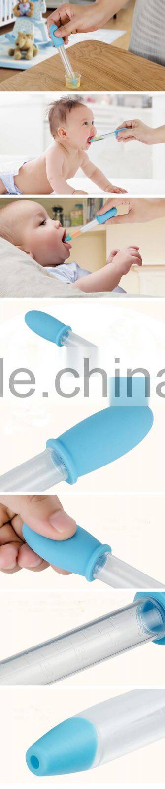 BPA free rubber dropper silicone baby medicine feeder