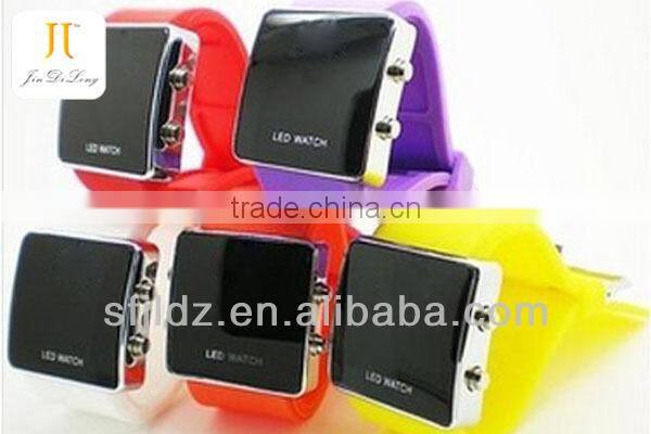 New fashional led silicon cheap watch phone