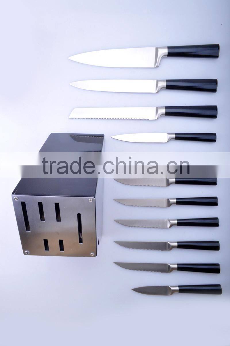 Non-stick coating 12pcs stainless steel funny kitchen set