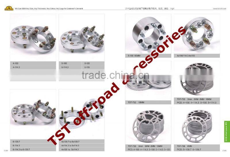 Aluminum wheel spacer 5x100 wheel adapter