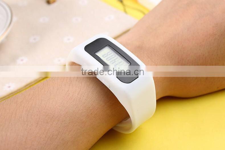 New arrival fashion style fitness tracker bracelet wrist watch pedometer