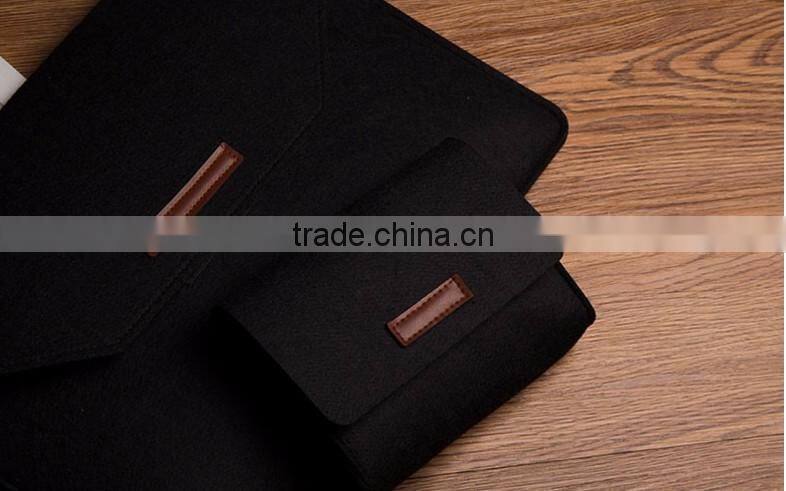 Custom Eco-friendly Felt Sleeve Carrying bag Ultrabook Laptop bag for Apple Macbook Pro