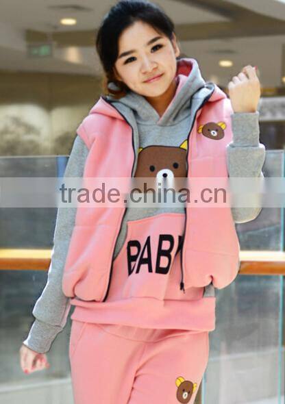 Hot sale autumn pregnant women suit, cotton materinity clothes, thick sweater suit