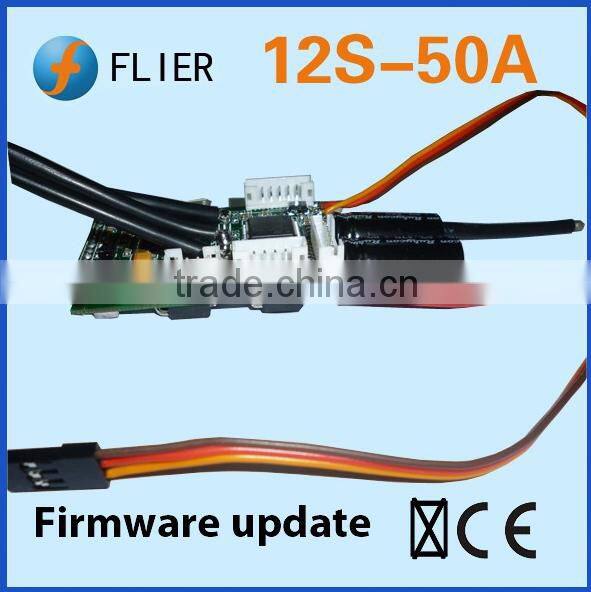New type12s 50A VESC with heat sink for rc skateboard