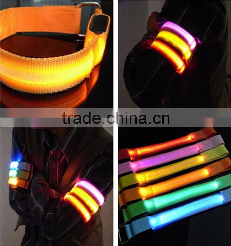 Cheap price sports safety running reflective warning night arm belt