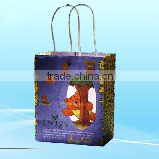 Lovely atr paper gift bag for kids