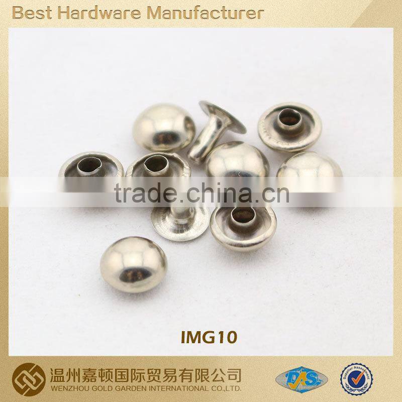 Metal dome rivet for apparel bag shoe, various Fashion designs customized