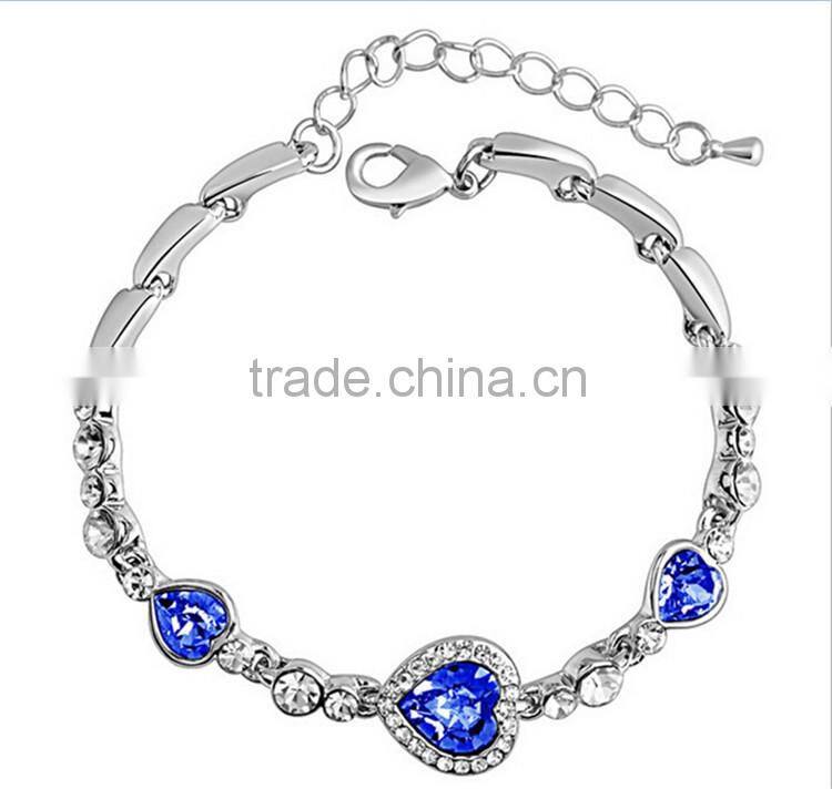 MYLOVE the heart of the ocean bracelet crystal hand chain