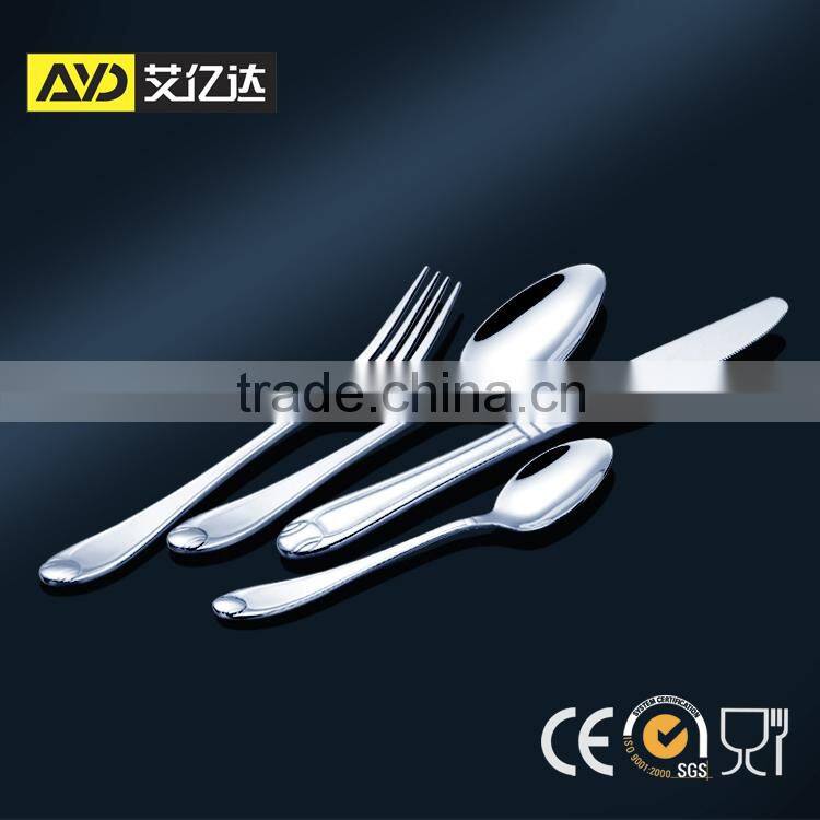 Cheap flatware! wooden box high quality competitive cheap flatware