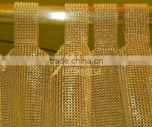 2015 Best selling China supply metal chain ring mesh for interior decoration