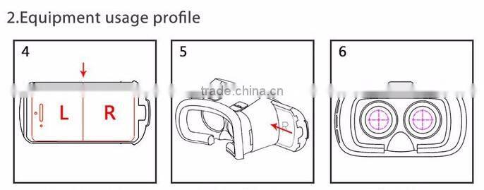 2.4G Wifi Drone with 3D VR Glasses Hold High Headless ,VR 3D Glasses for smartphones